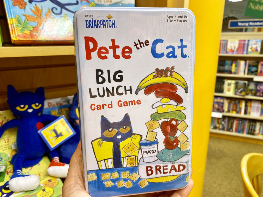 Pete the Cat Lunch Card Game Tin
