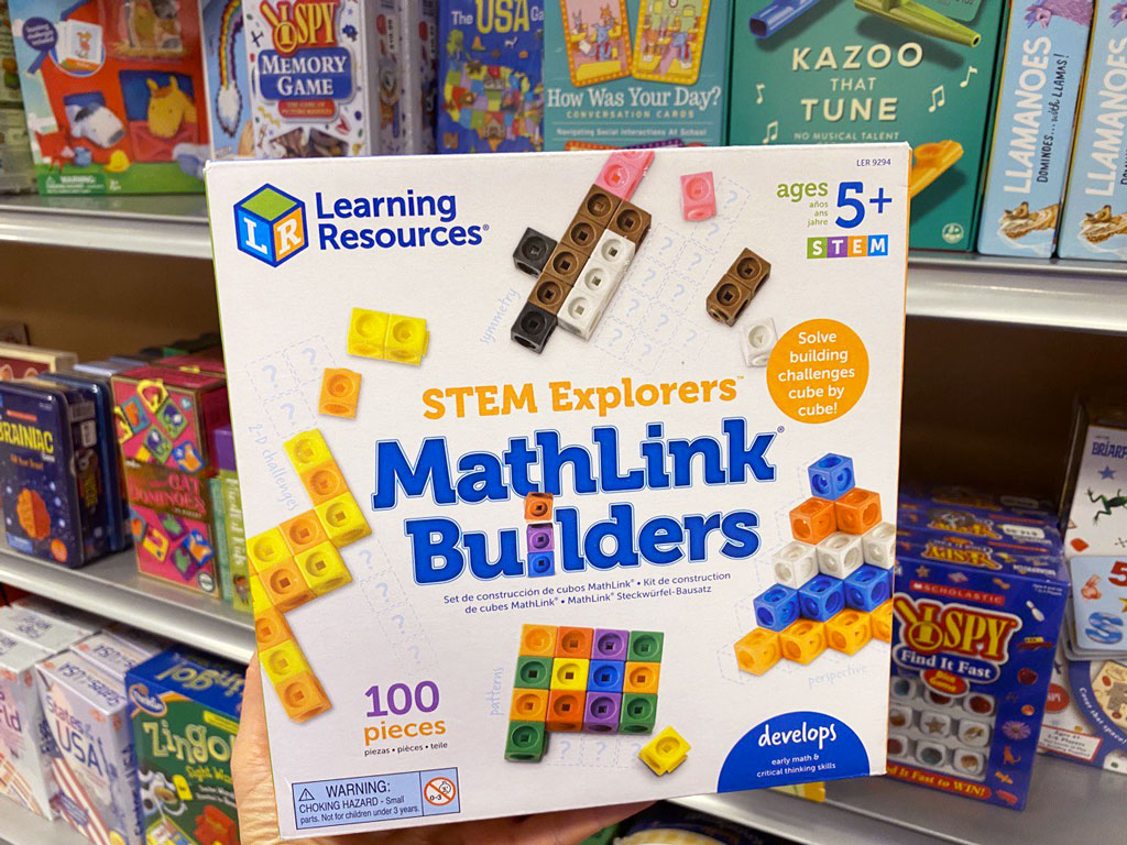 Learning Resources STEM Explorers MathLink Builders Math Game